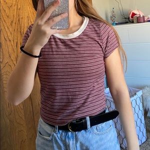 Striped Crop Top